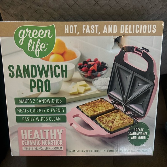 ProElectricNonstickEasyIndicatorLight PFAS-Free PaniniPressGrill&Sandwich Maker - Picture 2 of 11